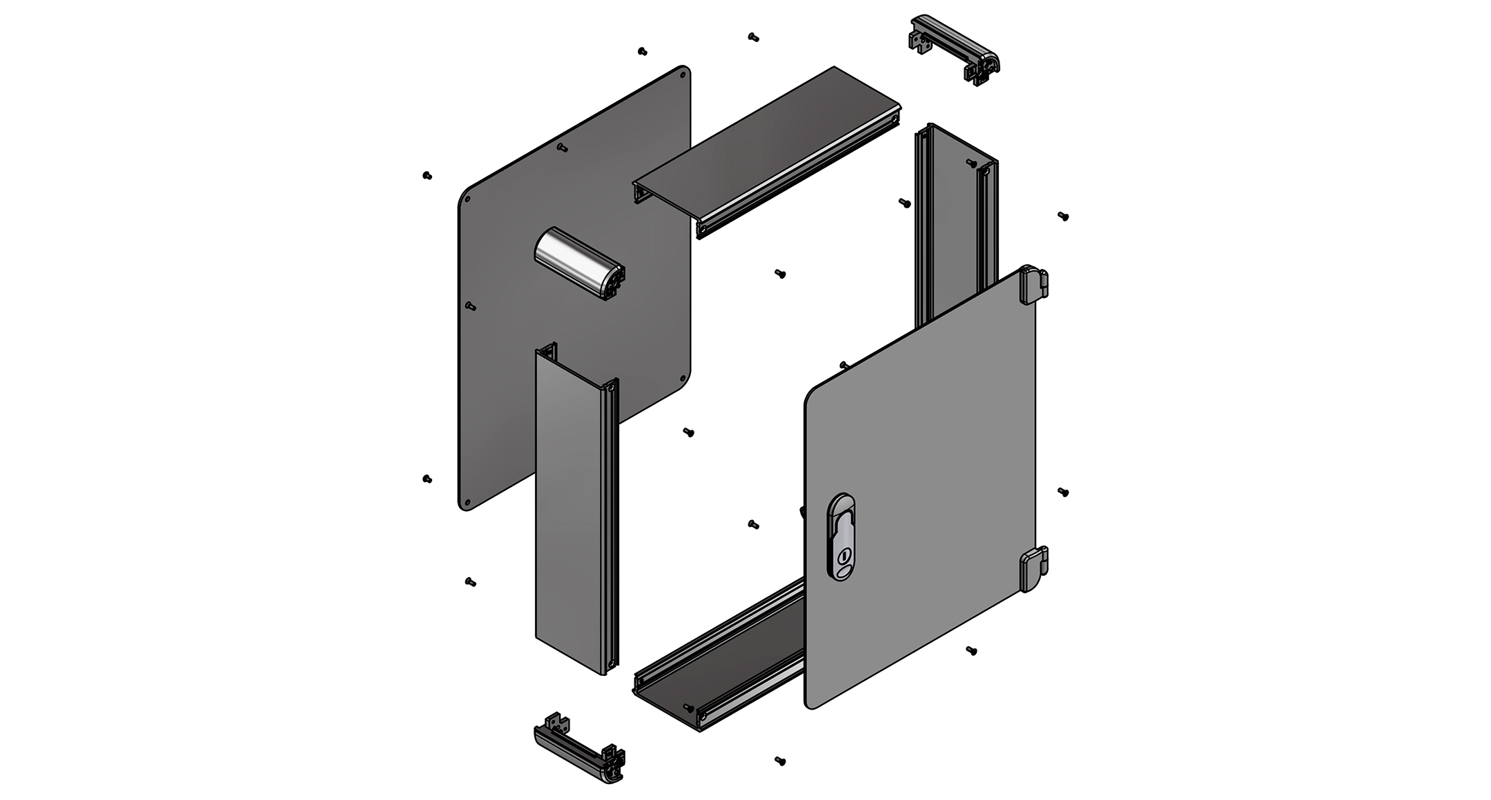 ALUMINIUM CONTROL BOX - AUH series