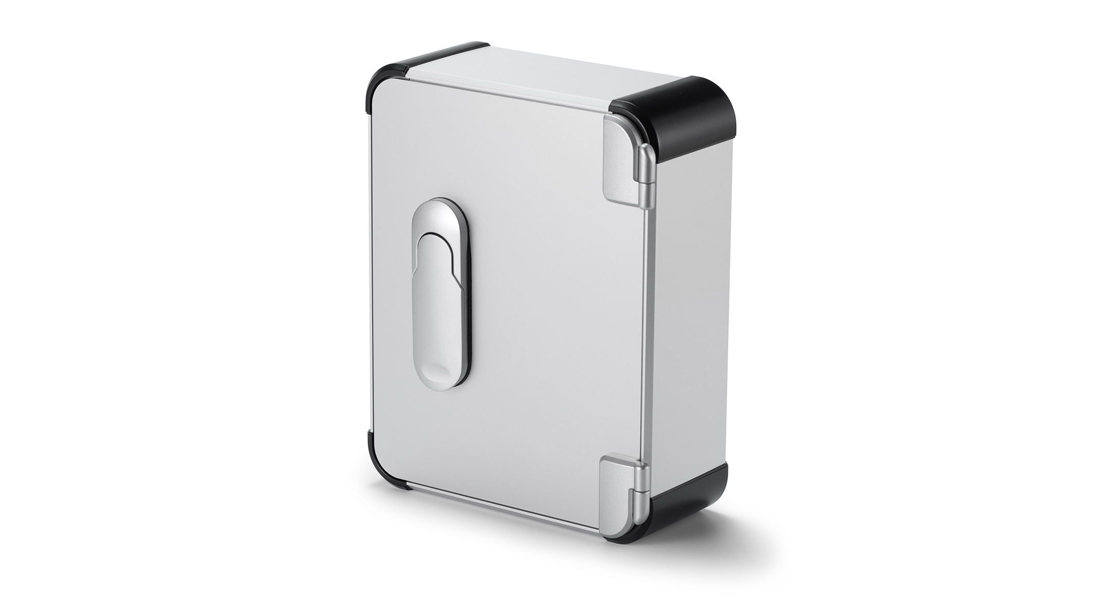 ALUMINIUM CONTROL BOX - AUH series:Silver / Black(Corner guard)