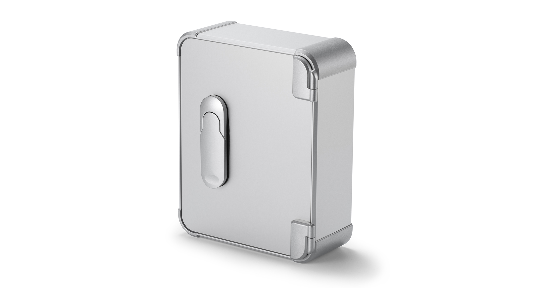 ALUMINIUM CONTROL BOX - AUH series:Silver / Silver(Corner guard)