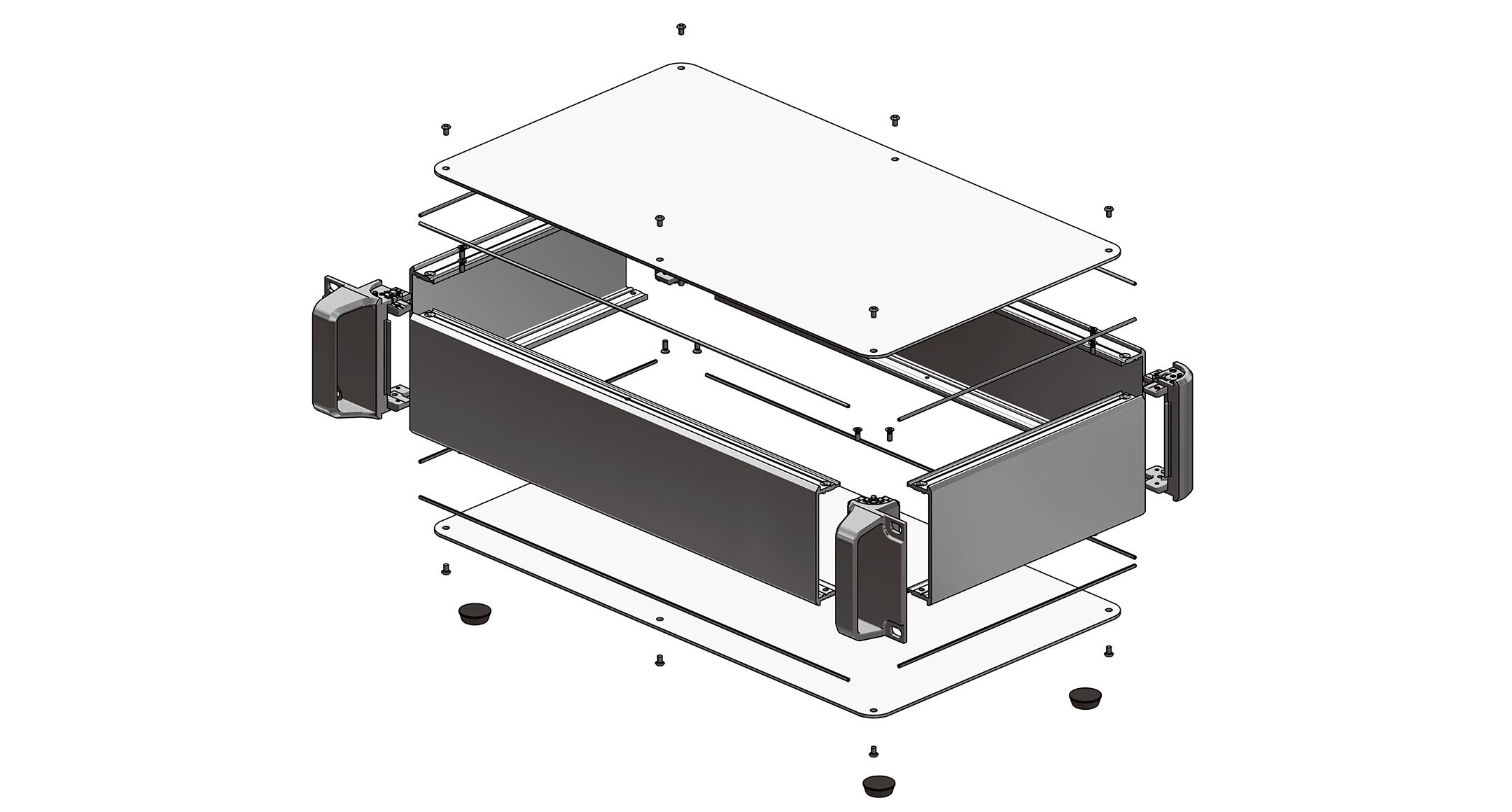 EMC SHIELDED 19” RACK MOUNT ENCLOSURE - AUXRE series