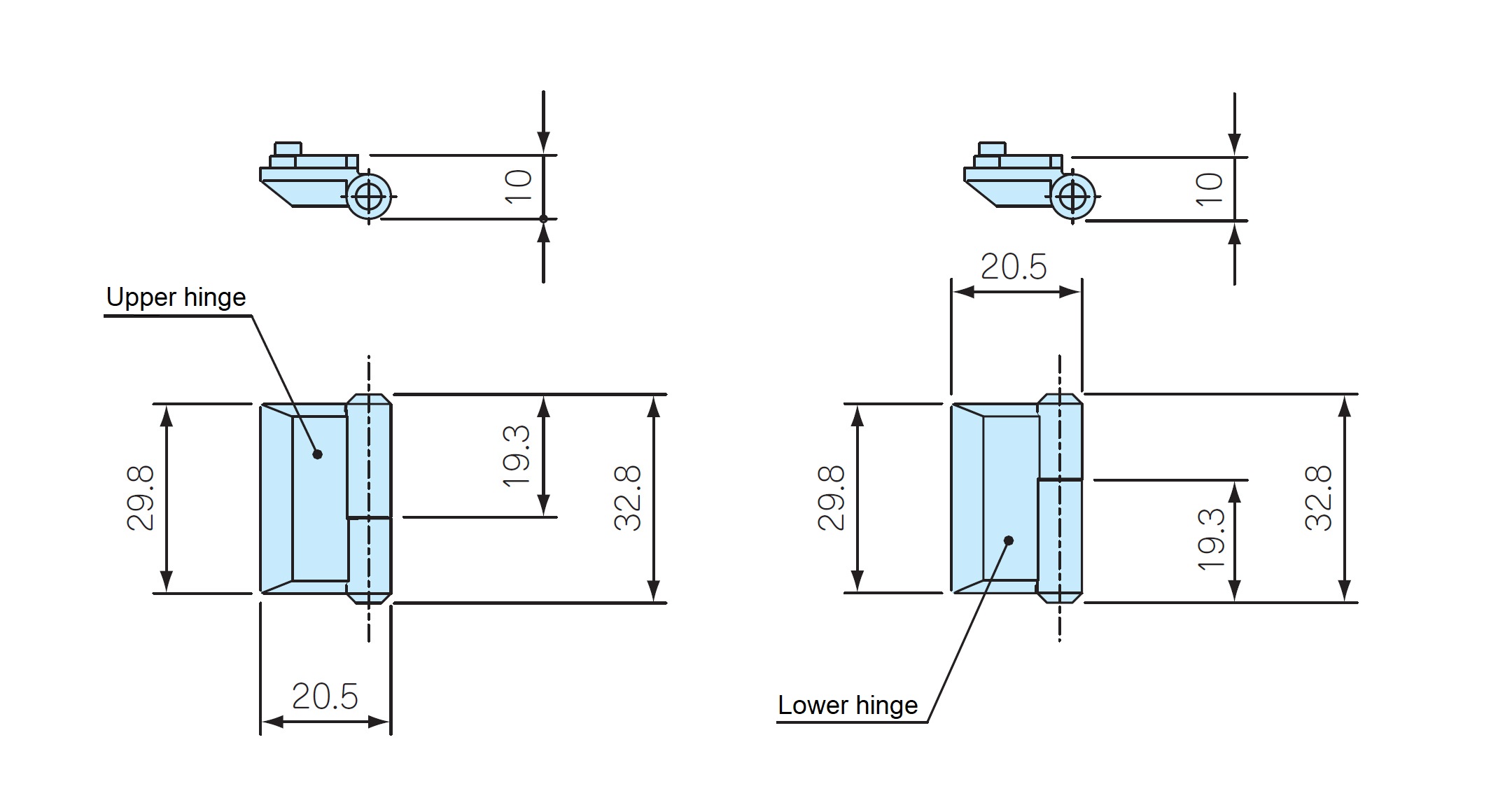 HINGE for FCW - FW-2