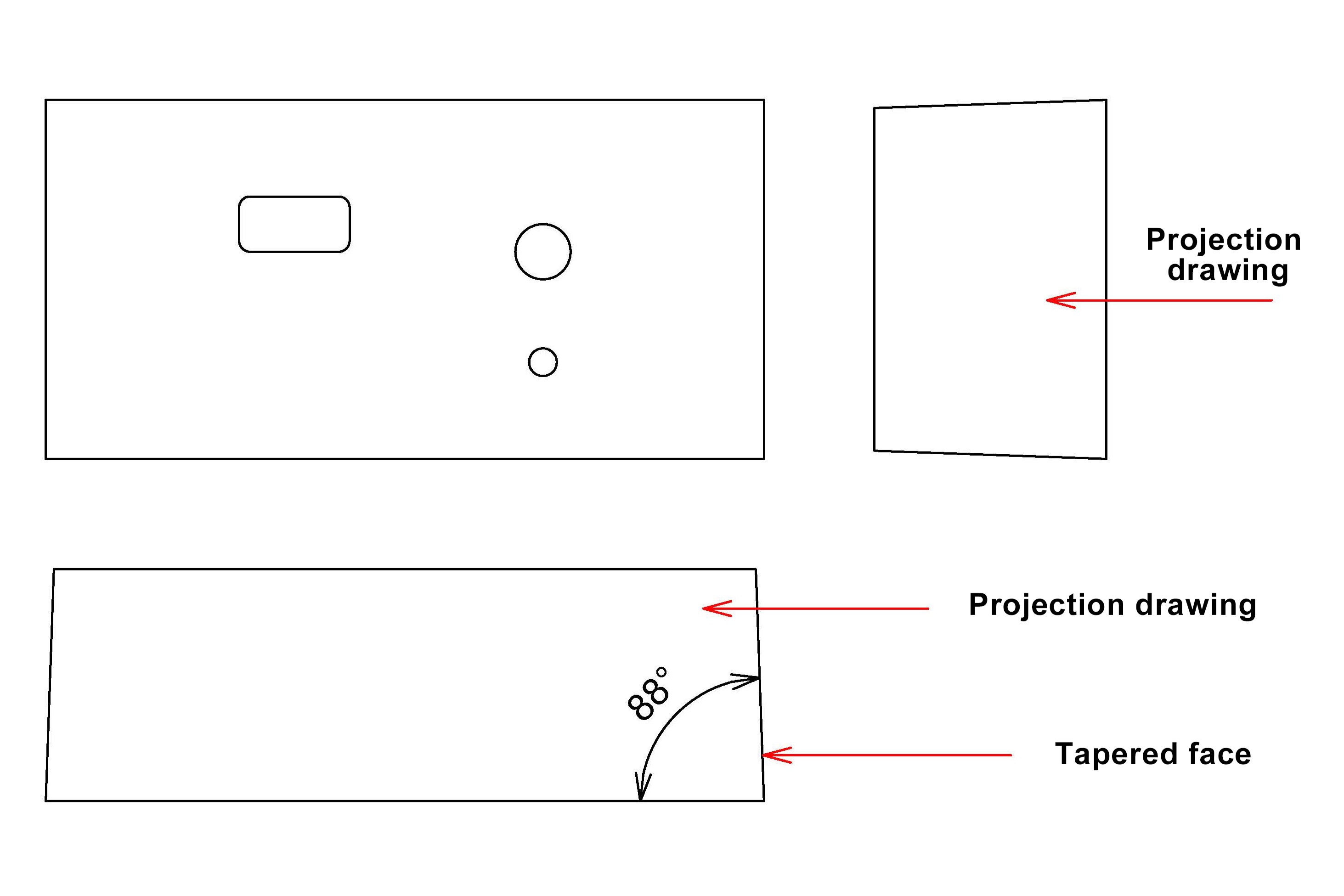 Products With Tapered Faces