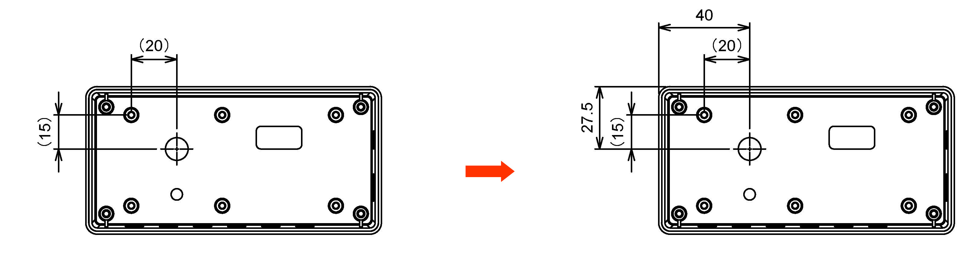 Distances from Boss Position