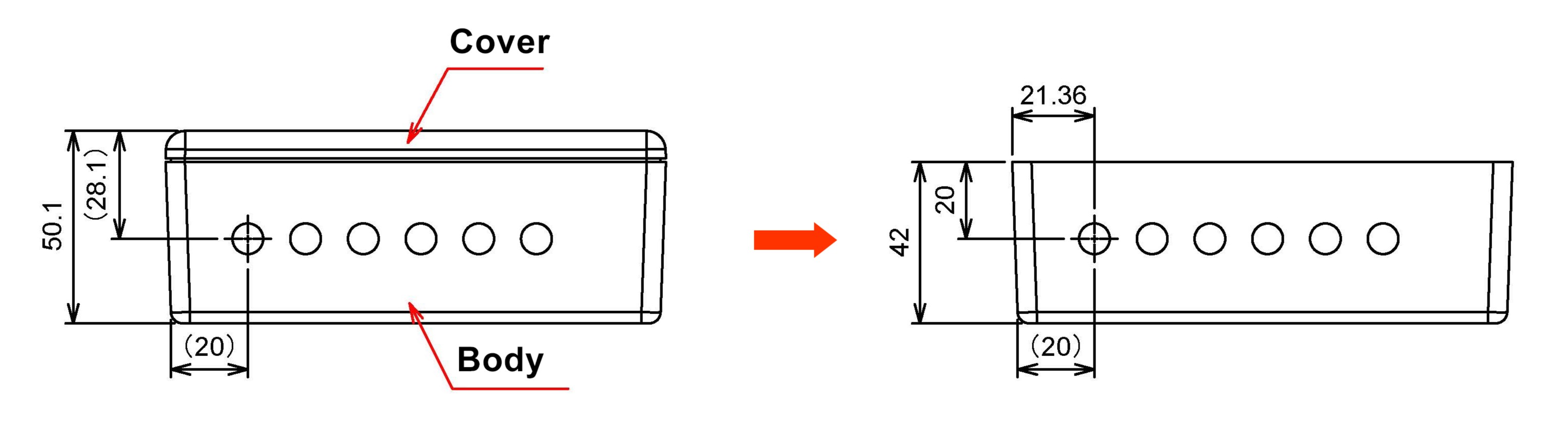 Distances from Assembled Material